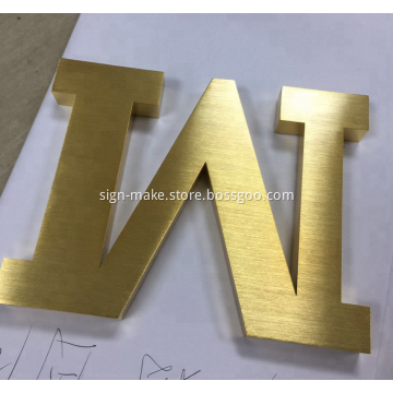 Commercial wall mounted coffee shop metal sign signage